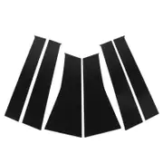 Window Pillar Posts Cover Trim Glossy Black PC Plastic B Pillar Post Decal Replacement for Mitsubishi ASX 2011 to 2020