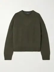 [Arch4] Arch4 - The Ivy Cashmere Sweater - Army green - small small Green