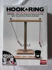 Hook and ring toss game. A "Buzzed classics" game by "Relatable". New & Unused!