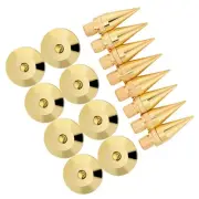 8 Pairs 6 X 36MM Copper Speaker Spike Isolation Stand Base Pad Feet Mat WPD