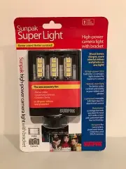 Sunpak Super Light 36 high-powered LEDs with Bracket BRAND NEW!