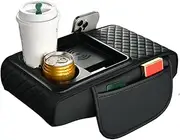 Center Console Pad - Phone Wireless Charging Center Console Cushion - Artificial Leather Soft Elbow Rest, Vehicle Organizer for Caravan Keys Tissue Box Water Bottle
