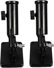 VICASKY 2pcs Flag Pole Holder Bracket for Wall: Adjustable Heavy Duty Multi-Position Flagpole Mount- Display Bracket for Outdoor Use