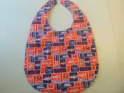 Capitals Adult Bib/Clothing Protector double thick with Quilted Diamond Backing