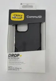 OtterBox iPhone 15 iPhone 14 & iPhone 13 Commuter Series Case - Black