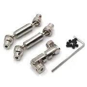 3Pcs Metal Drive Shaft CVD for B16 B36 Q60 Q63 Q64 MN77 FY004 6WD 6X6 1/16 RC Car Upgrade Parts silver