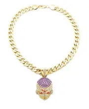FRIEZA PENDANT WITH 11mm 20" CUBAN CHAIN