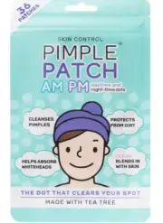 Skin Control Pimple Patch AM and PM Mixed Pack, 36 Acne Patches for Day & Night
