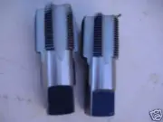 NPT Taps 1/8 - 27 TPI inc Starter & Plug 2 tap set