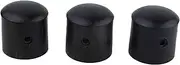 [guyker] Ebony Potentiometer Control Knobs Diameter 6 mm (0.24 Inch) Shaft Pots - Rotary Volume Tone Knob Replacement Part for Electric Guitar or Precision Bass Pack of 3