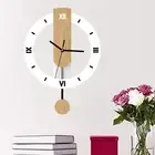 Wall Clock Wall Decoration Quiet Easy to Read Large Roman Numerals Acrylic