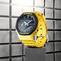 在飛比找Yahoo!奇摩拍賣優惠-黃色款 Casio G-Shock GA-2100-1A1 