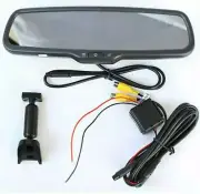 4.3" Auto Dimming Car Rear View Mirror Screen TFT LCD Monitor +12 LED HD Camera (for: Fiat)