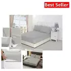 Luxury 600-Thread-Count 100% Egyptian Cotton Fitted Sheet - Silver Gray, Full XL