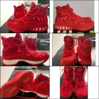 在飛比找蝦皮購物優惠-adidas crazy explosive  全紅色 編織