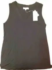 Sportscraft Signature Black Tipping Shell Top - Sleeveless, Large - BNWT