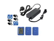 Kings AC To 12V Fridge Adaptor + Dual Zone Thermometer + Fridge Tie Down Kit 4Pack