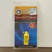 Fox 40 Mini Pealess SAFETY WHISTLE on Keychain, Emergency Signaling, NEW, Sealed