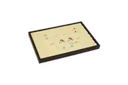 7 Slot Velvet Ring Earring Tray Storage Jewellery Display Display Stackable