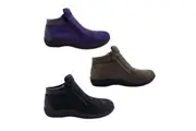 Step on Air Valore Ladies Shoes Ankle Boots Side Zip Comfort Flat Sole