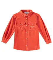 [Bonpoint] Bonpoint Cotton corduroy shirt Y 14 orange