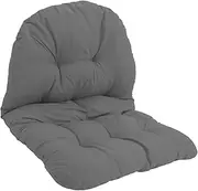 PHENOFICE Hanging Swing Chair Cushion Ergonomic Deep Grey Replacement Pad for Egg Chairs Garden Furniture Versatile Outdoor Seat Cushion for Maximum Comfort