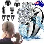 Men Bald 7 Head Shaver Beard Razor Cordless Hair Shaver Grooming Trimmer Clipper