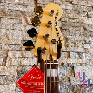 Fender by Squier 40th Anniversary P Bass 黑金色 電 貝斯 終身保固