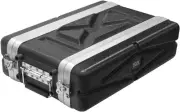 - SALWR2S - Lightweight 2 Space Compact ABS Rack Case - 2U PA DJ Amp Effects Sha