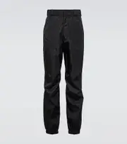 [Prada] Prada Re-Nylon barrel-leg pants UK 40 black