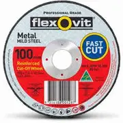 FLEXOVIT 100 x 2.5mm Metal Cut Off Disc 66252841558