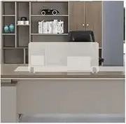 Desk DividersSoundproof Desk Partition for Office Campus Privacy Divider with Noise Reduction Freestanding Transparent Panel 40CMx30CM Ideal for Increased Focus and Productivity