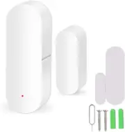 Smart Door Window Sensor,Door Open Closed Alarm Detectors Compatible Home and Tu