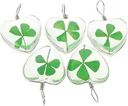 [Generic] Irish Heritage Lucky Four Leaf Pendant Charms Jewelry Accessory for St. Patricks Day