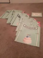 9pc Cupcake Toppers with Hello Holiday Note Cards