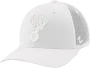 ZHATS NBA Officially Licensed Adjustable Snapback Hat Dakota Echo White