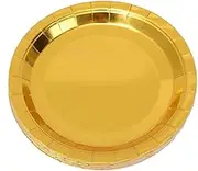 GRADENEVE 1set Disposable Round Paper Cake Plates Coated Dessert Plates for Birthday Party Supplies Sturdy and Lightweight Dinnerware for Celebrations and Events 25pcs