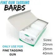 Fine Attachments, Kimble, Barbs, Fasteners ,Tags for Fine Tagging Gun 1000&5000
