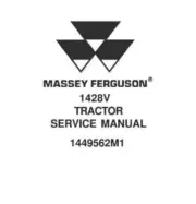 Service Repair Manual For Massey Ferguson 1428V Tractor Get it Today