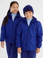 School Assembly Kids School Water Repellant Jacket, Royal Blue, Size 14