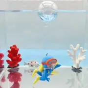 Aquarium Decoration Plastic Floating Fish Tank Ornaments Decoration With Ball CR