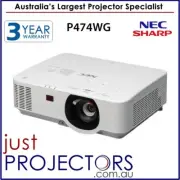 NEC Sharp P474WG WXGA 4700lm Laser Projector from Just Projectors. 3yr warranty