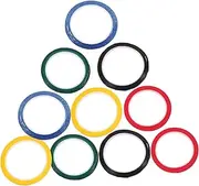 Uonlytech 10pcs Color Marking Line Desktop Positioning Tape Whiteboard Scribe Seamless Warning Tape Black Blue Green Yellow Red Each for Insulation and Identification Offices and Labs