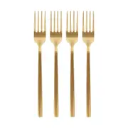 Argon Tableware Stainless Steel Dinner Forks - 19.5cm - Pack of 4