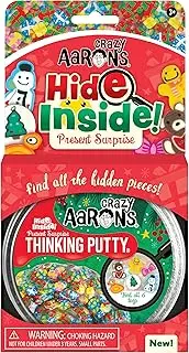 Crazy Aaron's Holiday Hide Inside Putty - Holiday Themed Putty with Hidden Pieces - Non-Toxic, Never Dries Out