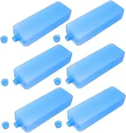 6Pcs Reusable Cooler Ice Packs for Freezer Leak Ice Block Design Multi Functional Insulation Pack for Food Preservation for Home Camping