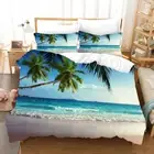 Tropical Ocean Sound Duver /doona Cover Double Comfort Queen Bedding Set
