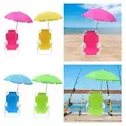 Children's Outdoor Chair with Sunshade Umbrella Lightweight Durable Camping