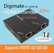 Digimate*60M Extender with IR1080P AV Sender (Transmitter ) Receiver byCAT6 RJ45