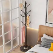 Black Coat Rack ​Freestanding, Metal Coat Rack Coat Hanger Stand, Entryway Tr...
